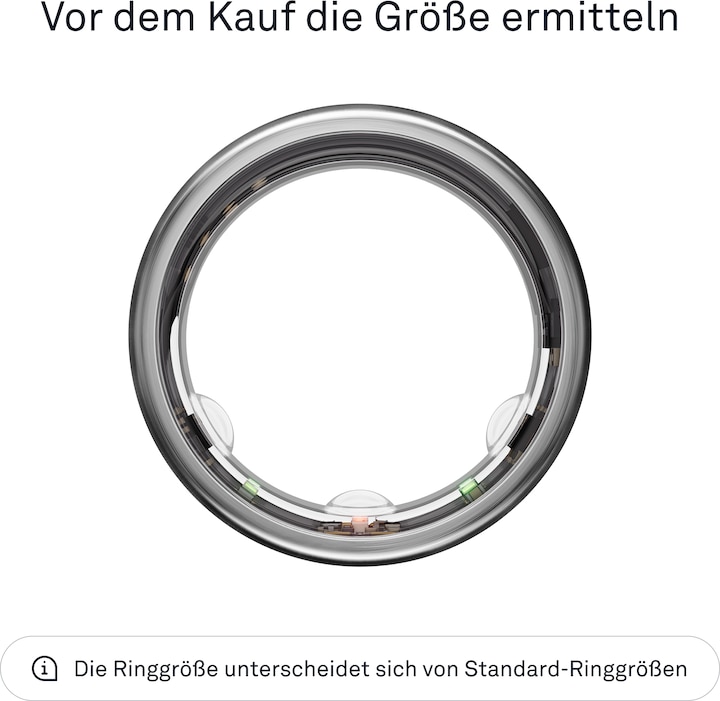 Image du produit Oura Ring Gen3 Horizon (10, Titane brossé)