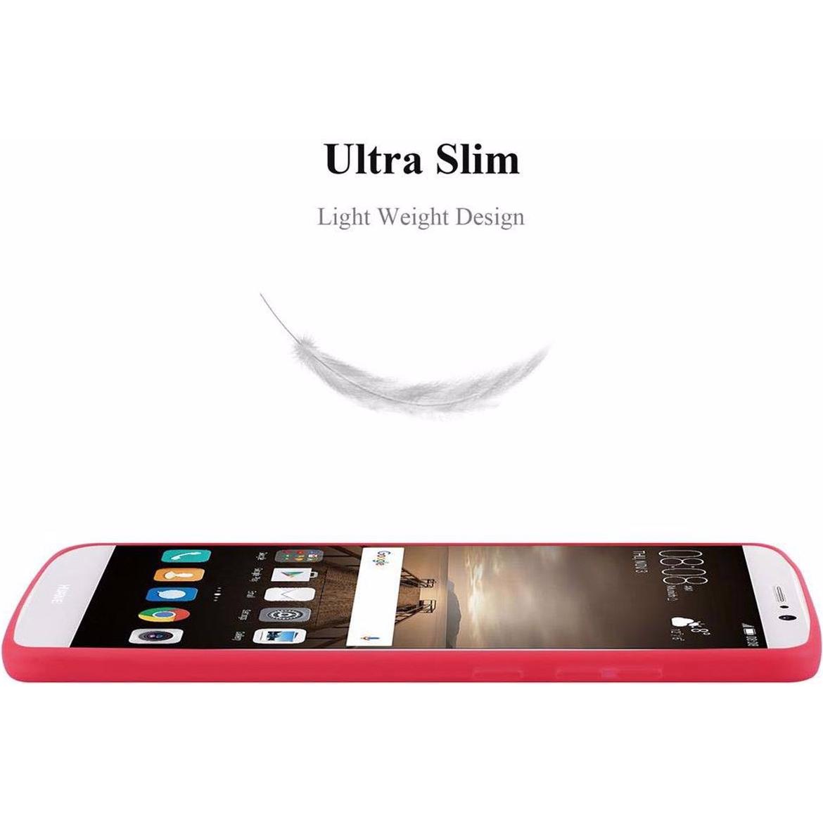 Thumbnail - Cadorabo TPU Candy Cover (Huawei Mate 9), Smartphone Hülle, Rot