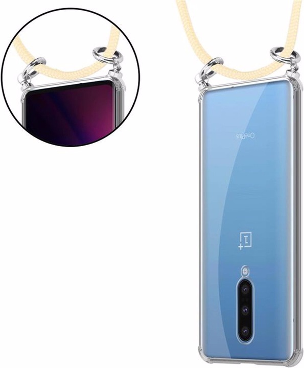 Produktbild Cadorabo TPU Handy Kette SILBER Cover
