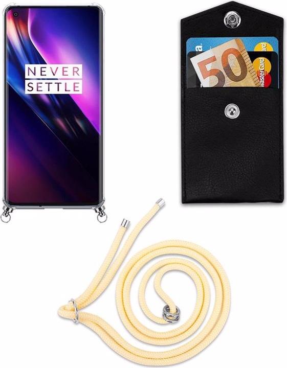Produktbild Cadorabo TPU Handy Kette SILBER Cover