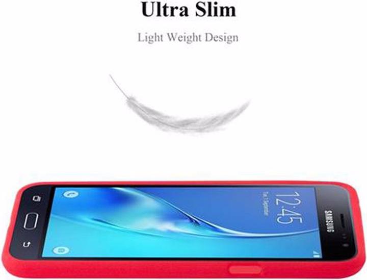 Actual product image Cadorabo TPU Frosted Cover (Samsung Galaxy J3 (2016))
