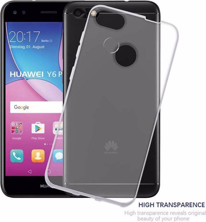 Produktbild Cadorabo TPU Ultra Slim AIR Cover (Huawei Y6 Pro (2017))