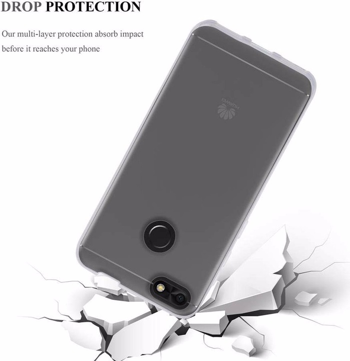 Produktbild Cadorabo TPU Ultra Slim AIR Cover (Huawei Y6 Pro (2017))