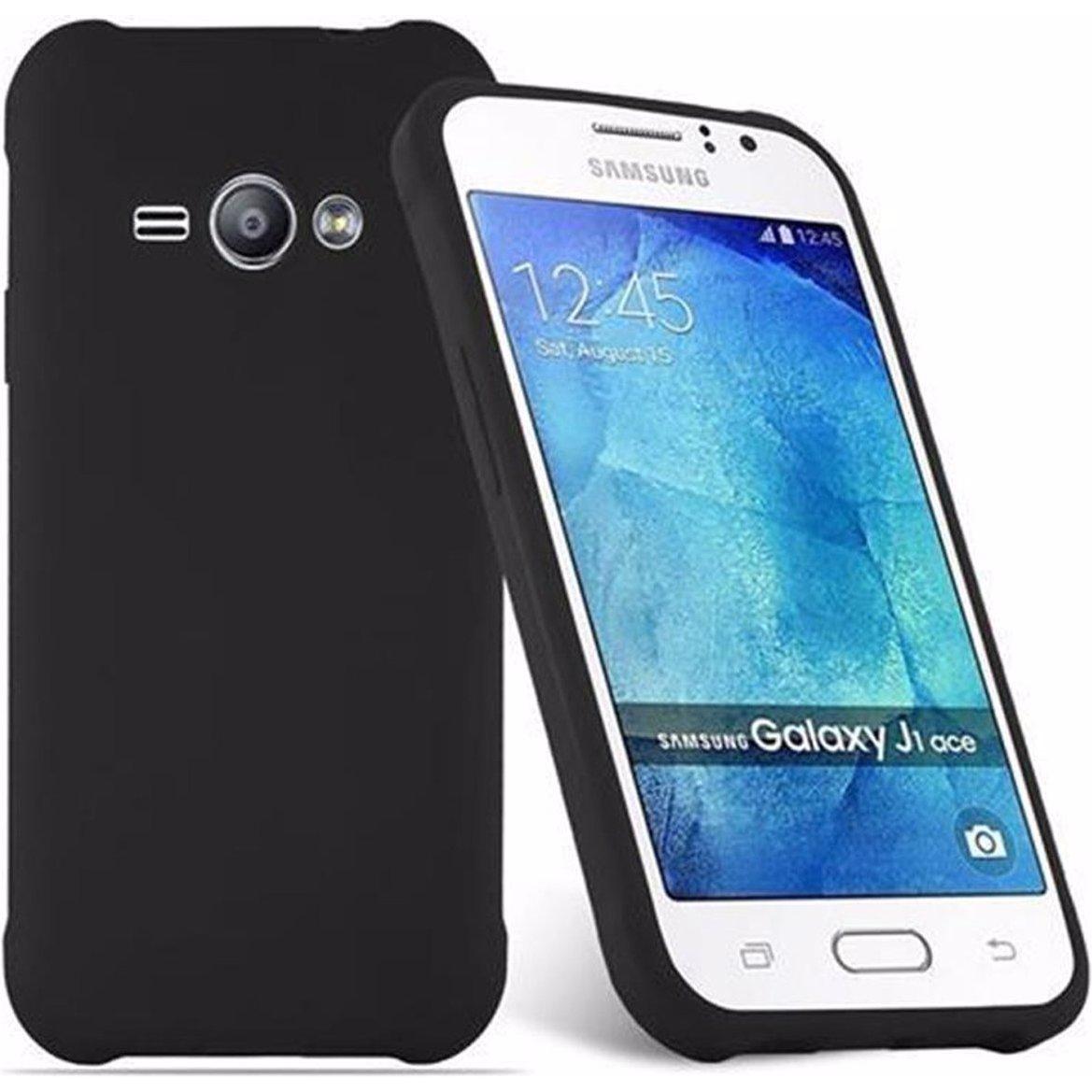 Thumbnail - Cadorabo TPU Candy Cover (Samsung Galaxy J1 Ace), Smartphone Hülle, Schwarz