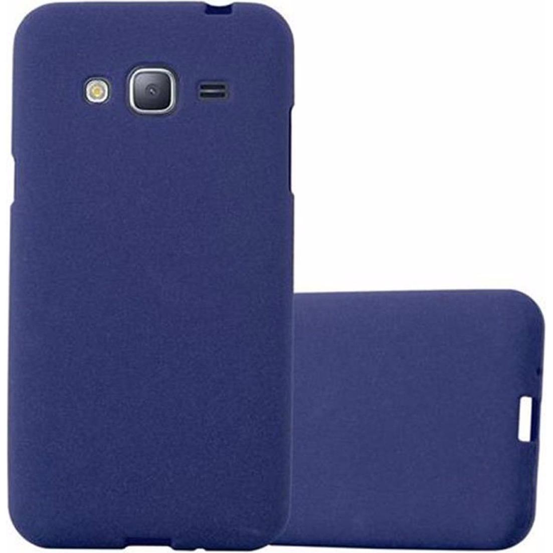 Thumbnail - Cadorabo TPU Frosted Cover (Samsung Galaxy J3), Smartphone Hülle, Blau