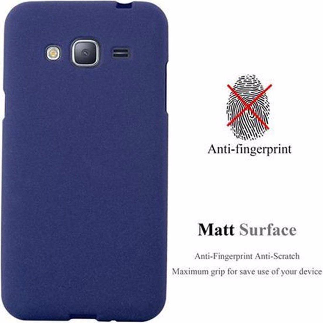 Thumbnail - Cadorabo TPU Frosted Cover (Samsung Galaxy J3), Smartphone Hülle, Blau