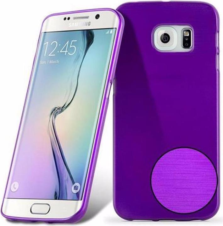 Actual product image Cadorabo TPU Brushed Cover (Samsung Galaxy S6 Edge)