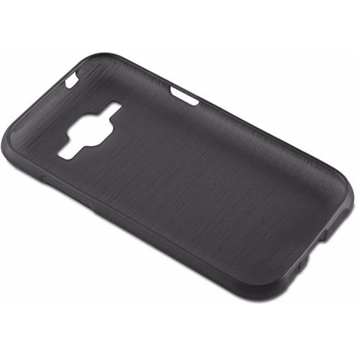 Thumbnail - Cadorabo TPU Brushed Cover (Samsung Galaxy J1), Smartphone Hülle, Schwarz