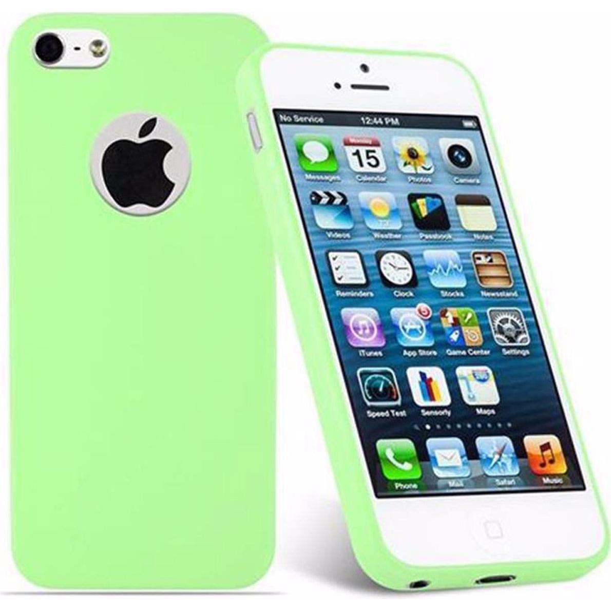 Thumbnail - Cadorabo TPU Candy Cover (Apple iPhone 5), Smartphone Hülle, Grün