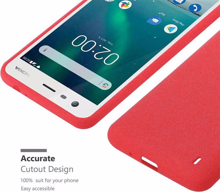 Actual product image Cadorabo TPU Frosted Cover (Nokia 2)
