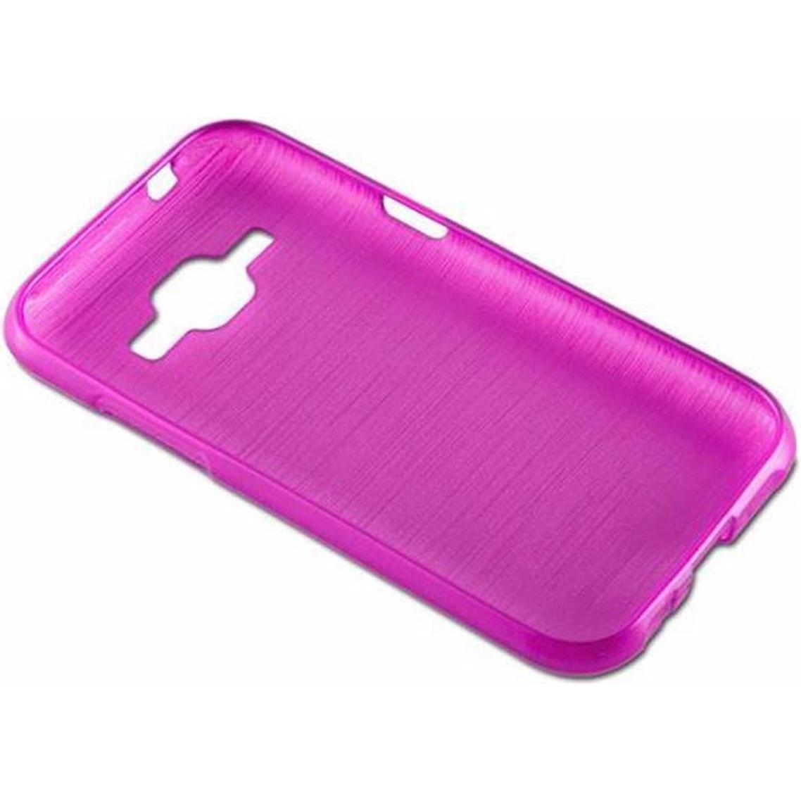 Thumbnail - Cadorabo TPU Brushed Cover (Samsung Galaxy J1), Smartphone Hülle, Rosa