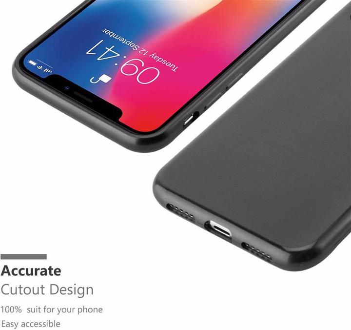 Image du produit Cadorabo Couverture TPU brossé (Apple iPhone X, Apple iPhone XS)