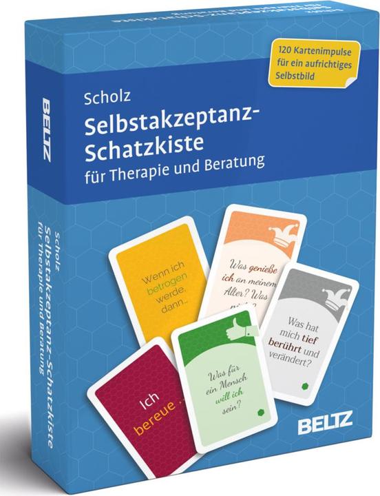 Immagine prodotto Selbstakzeptanz-Schatzkiste für Therapie und Beratung (Tedesco, Falk Peter Scholz, 2021)