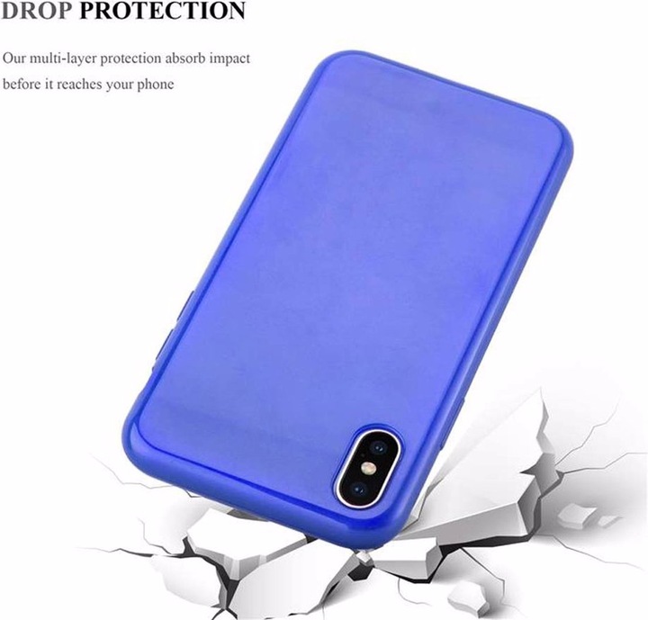 Image du produit Cadorabo Couverture TPU brossé (Apple iPhone X, Apple iPhone XS)