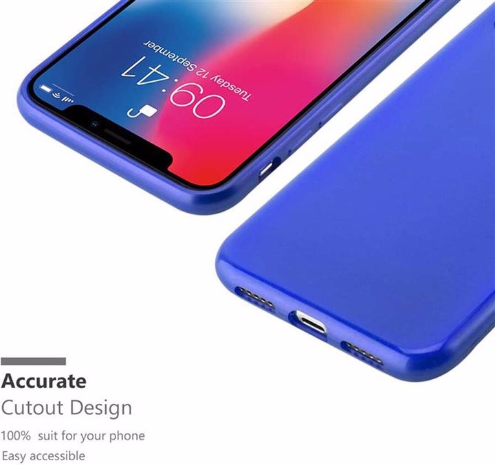 Image du produit Cadorabo Couverture TPU brossé (Apple iPhone X, Apple iPhone XS)