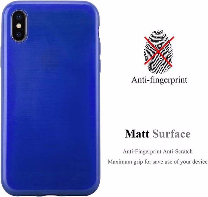 Image du produit Cadorabo Couverture TPU brossé (Apple iPhone X, Apple iPhone XS)