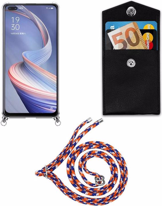 Produktbild Cadorabo TPU Handy Kette SILBER Cover