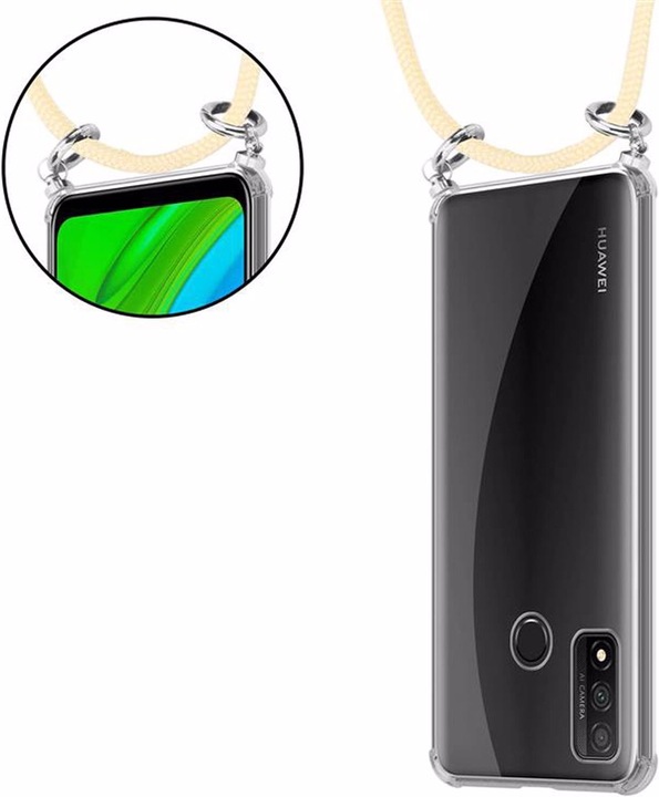 Produktbild Cadorabo TPU Handy Kette SILBER Cover