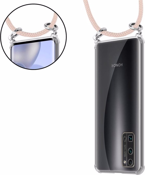 Produktbild Cadorabo TPU Handy Kette SILBER Cover