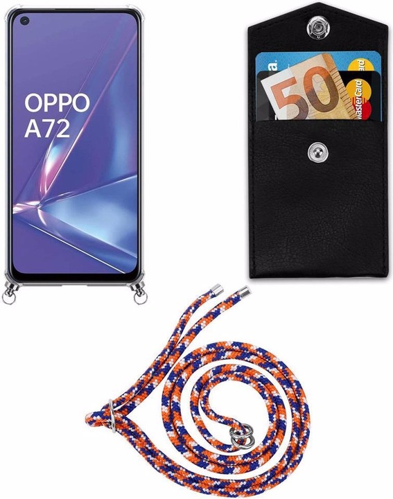 Produktbild Cadorabo TPU Handy Kette SILBER Cover