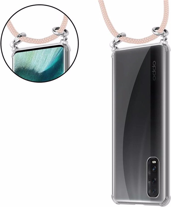 Produktbild Cadorabo TPU Handy Kette SILBER Cover