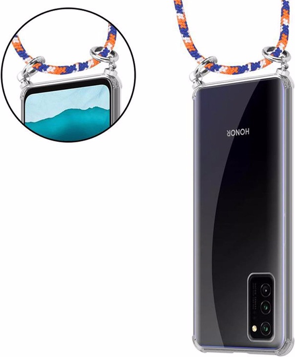 Produktbild Cadorabo TPU Handy Kette SILBER Cover