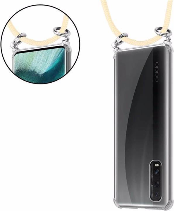 Produktbild Cadorabo TPU Handy Kette SILBER Cover