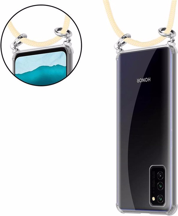 Produktbild Cadorabo TPU Handy Kette SILBER Cover