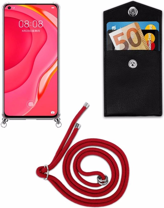 Produktbild Cadorabo TPU Handy Kette SILBER Cover
