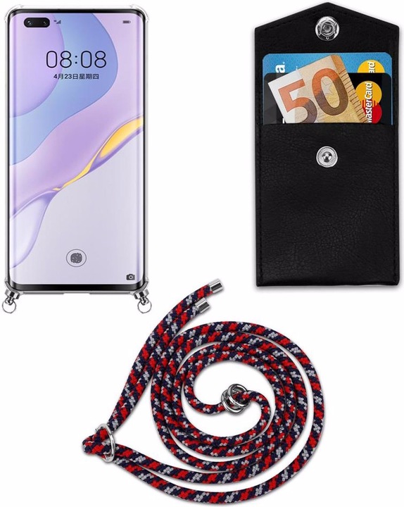 Produktbild Cadorabo TPU Handy Kette SILBER Cover