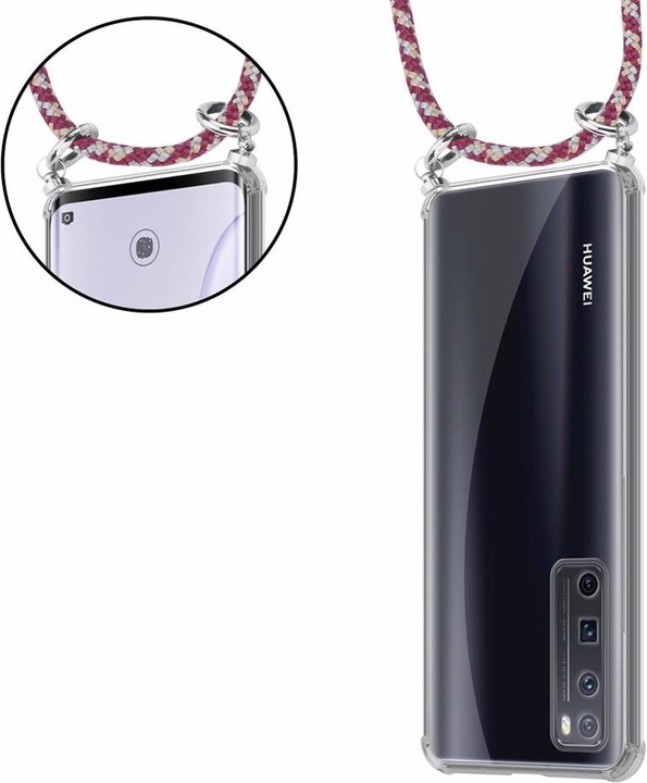 Produktbild Cadorabo TPU Handy Kette SILBER Cover