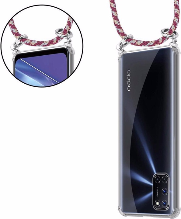 Produktbild Cadorabo TPU Handy Kette SILBER Cover