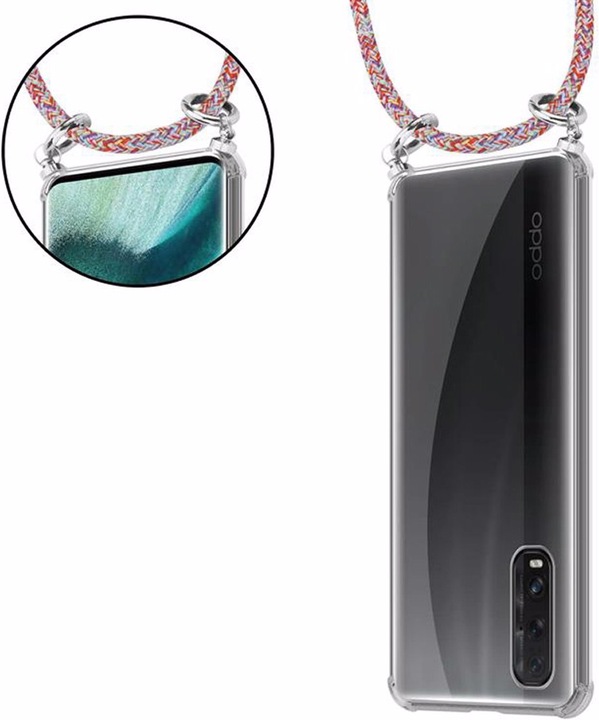 Produktbild Cadorabo TPU Handy Kette SILBER Cover