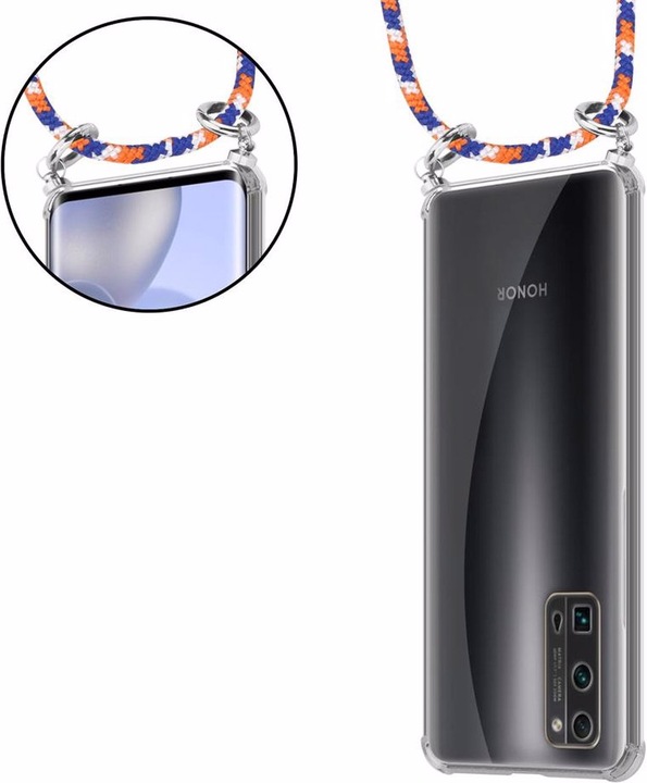 Produktbild Cadorabo TPU Handy Kette SILBER Cover