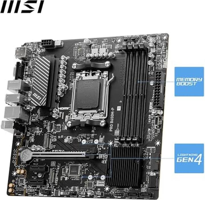 Image du produit MSI Pro B650M-P (AM5, AMD B650, mATX)