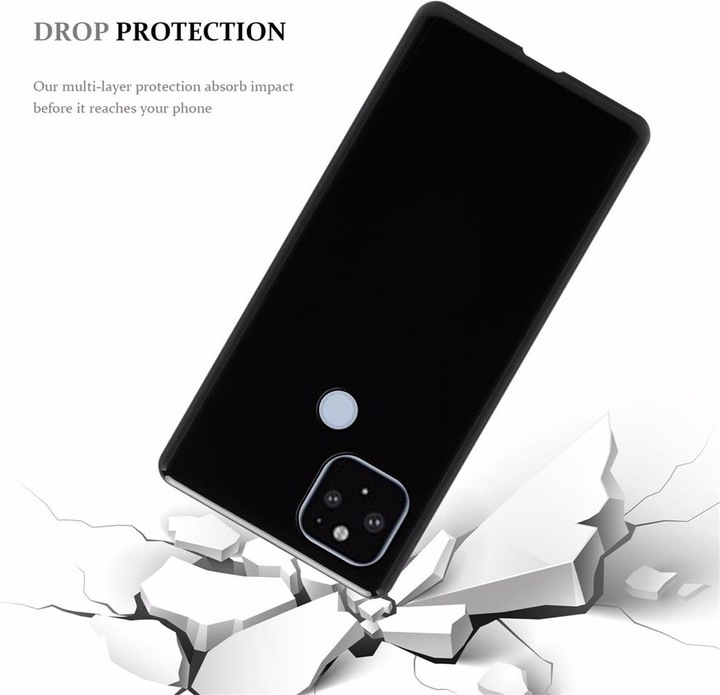 Produktbild Cadorabo TPU Ultra Slim AIR Cover (Google Pixel 5 XL)