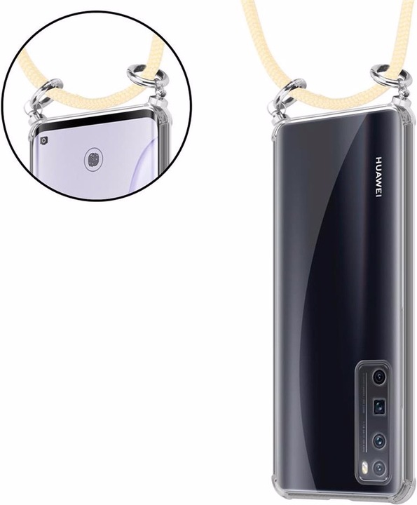 Produktbild Cadorabo TPU Handy Kette SILBER Cover