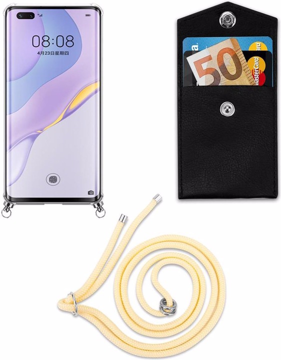 Produktbild Cadorabo TPU Handy Kette SILBER Cover