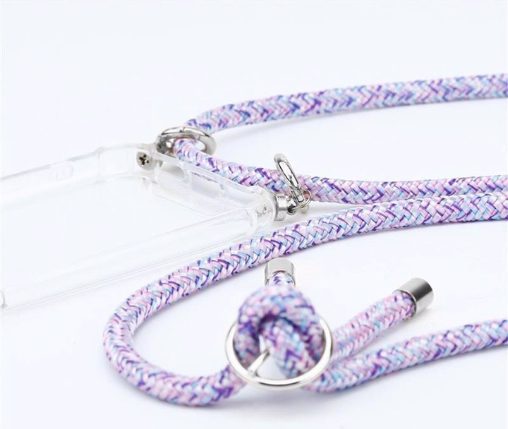 Produktbild Cadorabo TPU Handy Kette SILBER Cover