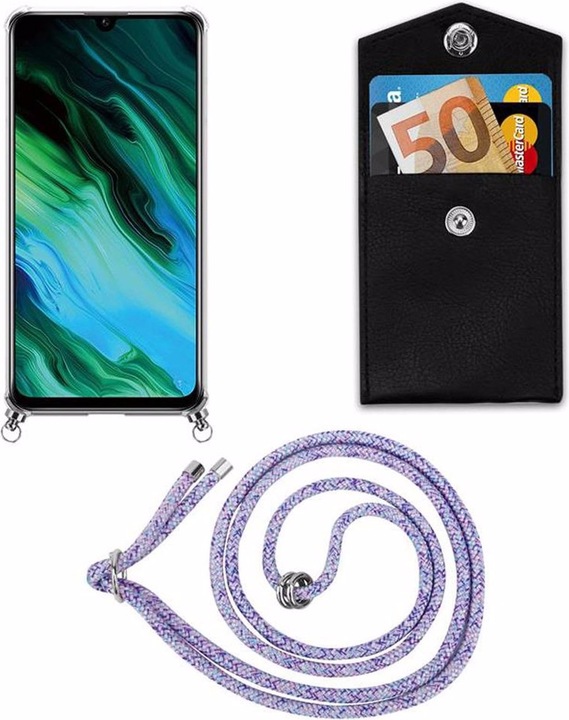 Produktbild Cadorabo TPU Handy Kette SILBER Cover