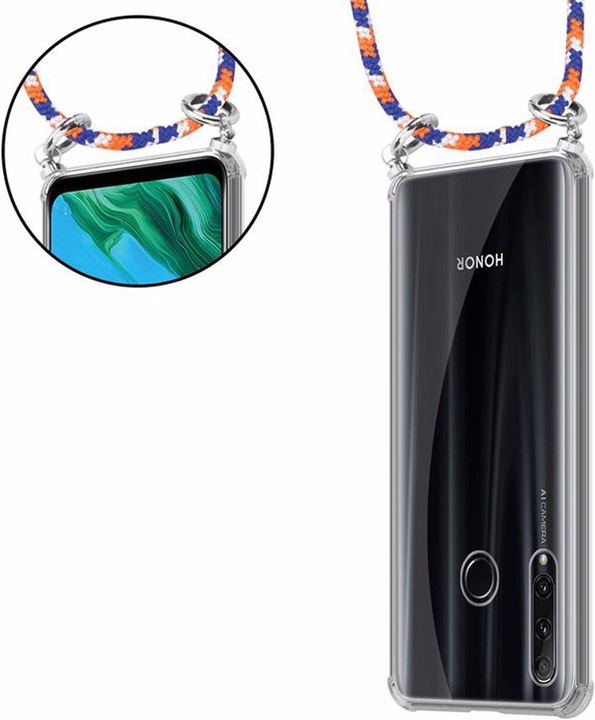 Produktbild Cadorabo TPU Handy Kette SILBER Cover