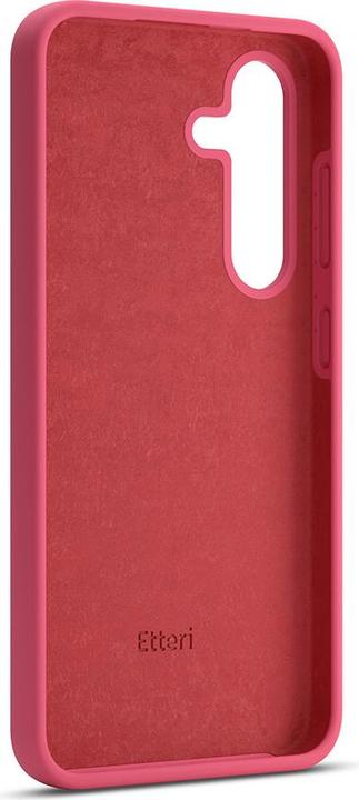 Actual product image Etteri Silicone case for Samsung Galaxy S24 Plus raspberry (Samsung Galaxy S24+)