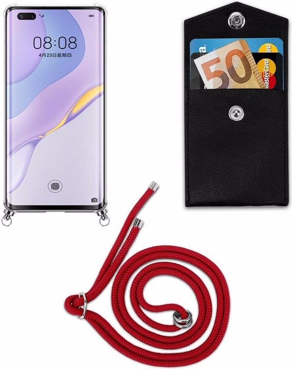 Produktbild Cadorabo TPU Handy Kette SILBER Cover