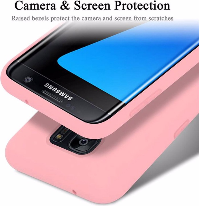 Produktbild Cadorabo TPU Liquid Silicone Case Cover (Samsung Galaxy S7 Edge)