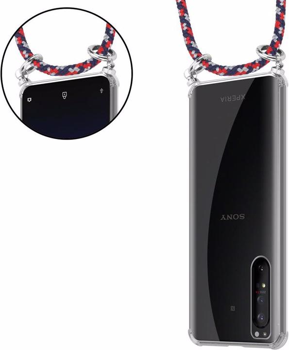 Produktbild Cadorabo TPU Handy Kette SILBER Cover