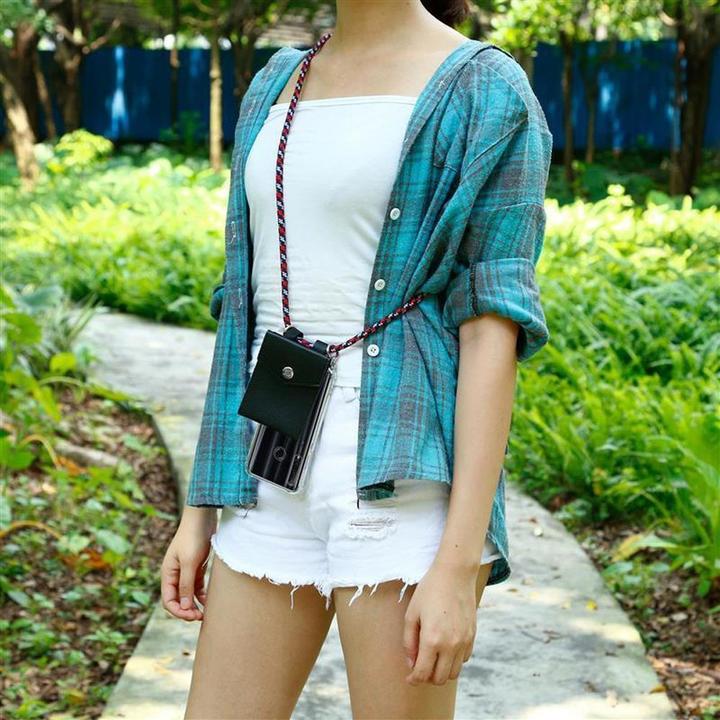 Produktbild Cadorabo TPU Handy Kette SILBER Cover