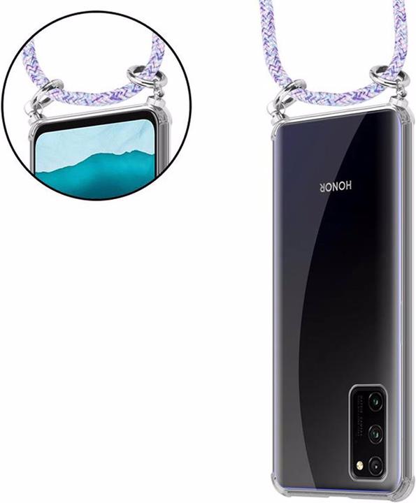 Produktbild Cadorabo TPU Handy Kette SILBER Cover