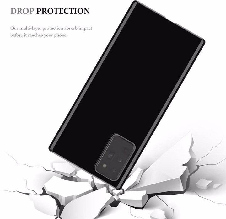 Actual product image Cadorabo TPU Ultra Slim AIR Cover (Samsung Galaxy Note 20+)