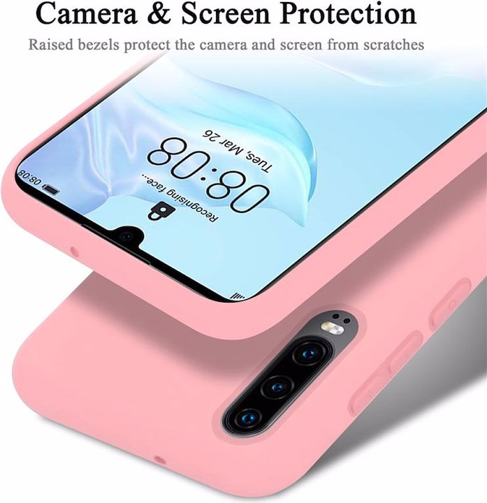 Produktbild Cadorabo TPU Liquid Silicone Case Cover (Huawei P30)