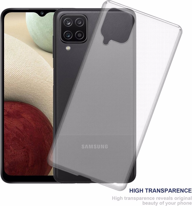 Immagine prodotto Cadorabo TPU ultra sottile AIR Cover (Samsung Galaxy M12, Samsung Galaxy A12)